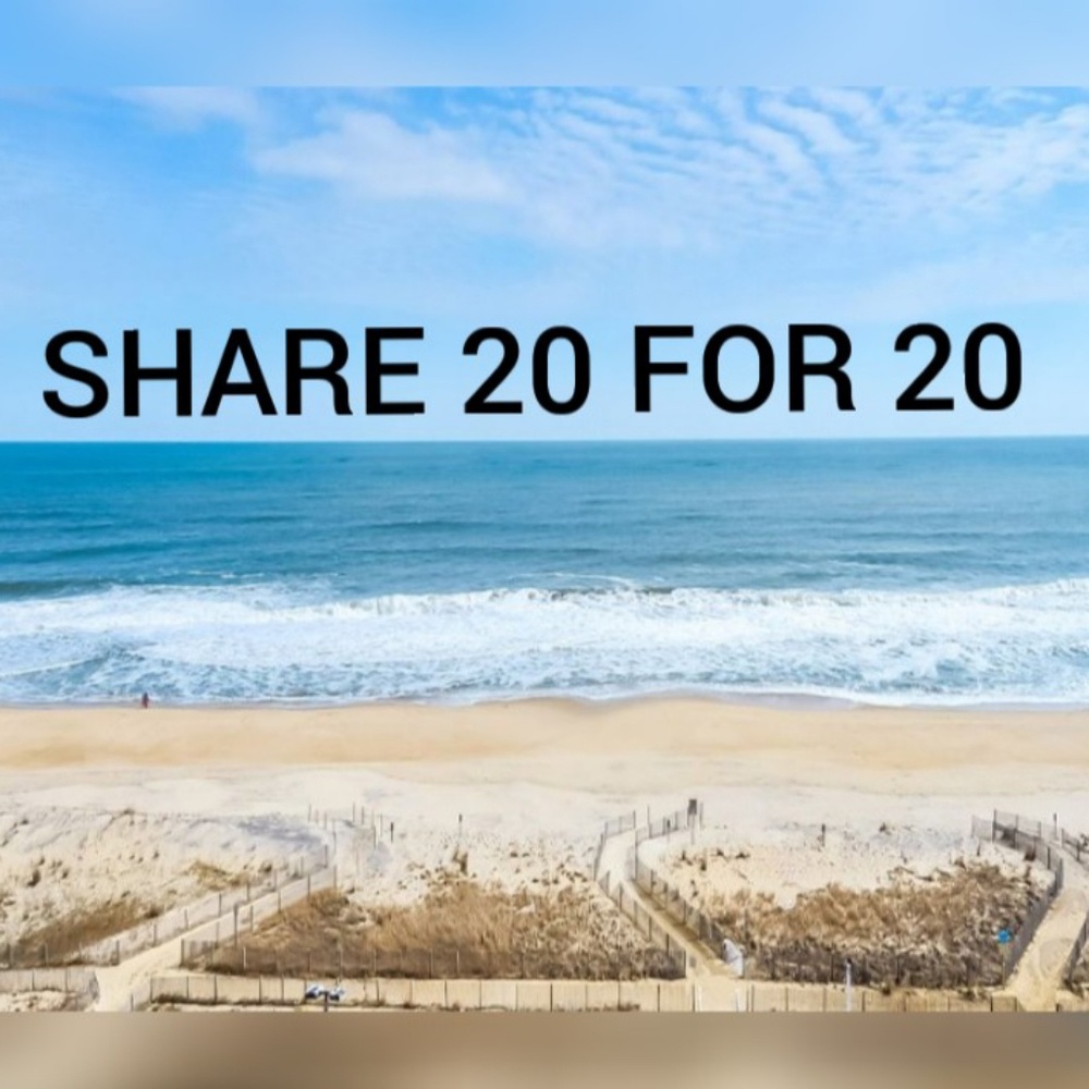You share 20 and I'll return with 20